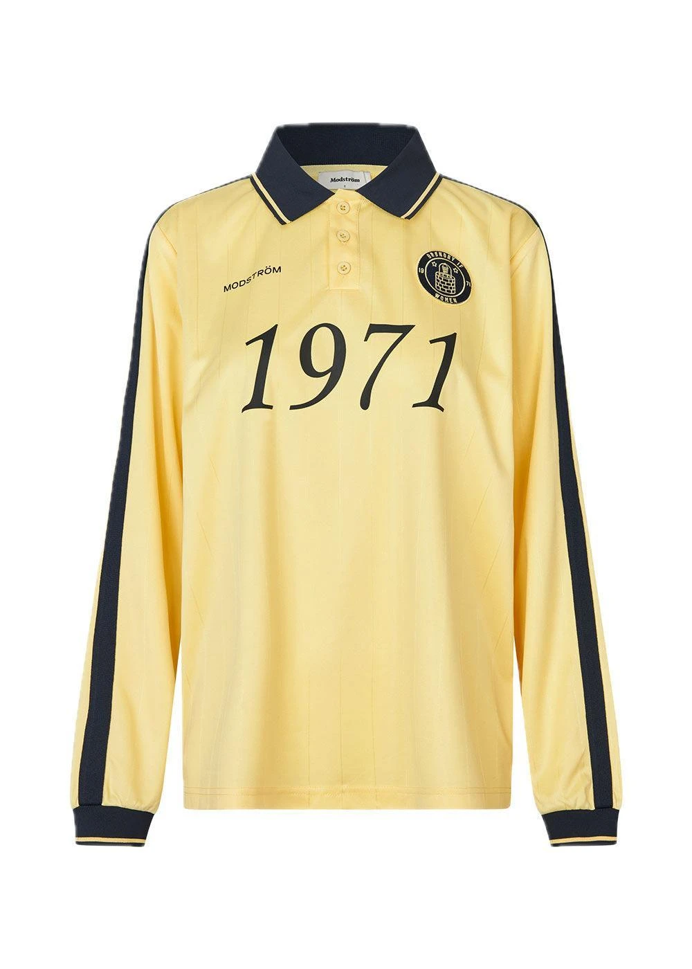 Modström 1971 Polo - Yellow/Navy 3 Modström 1971 Polo - Yellow/Navy
