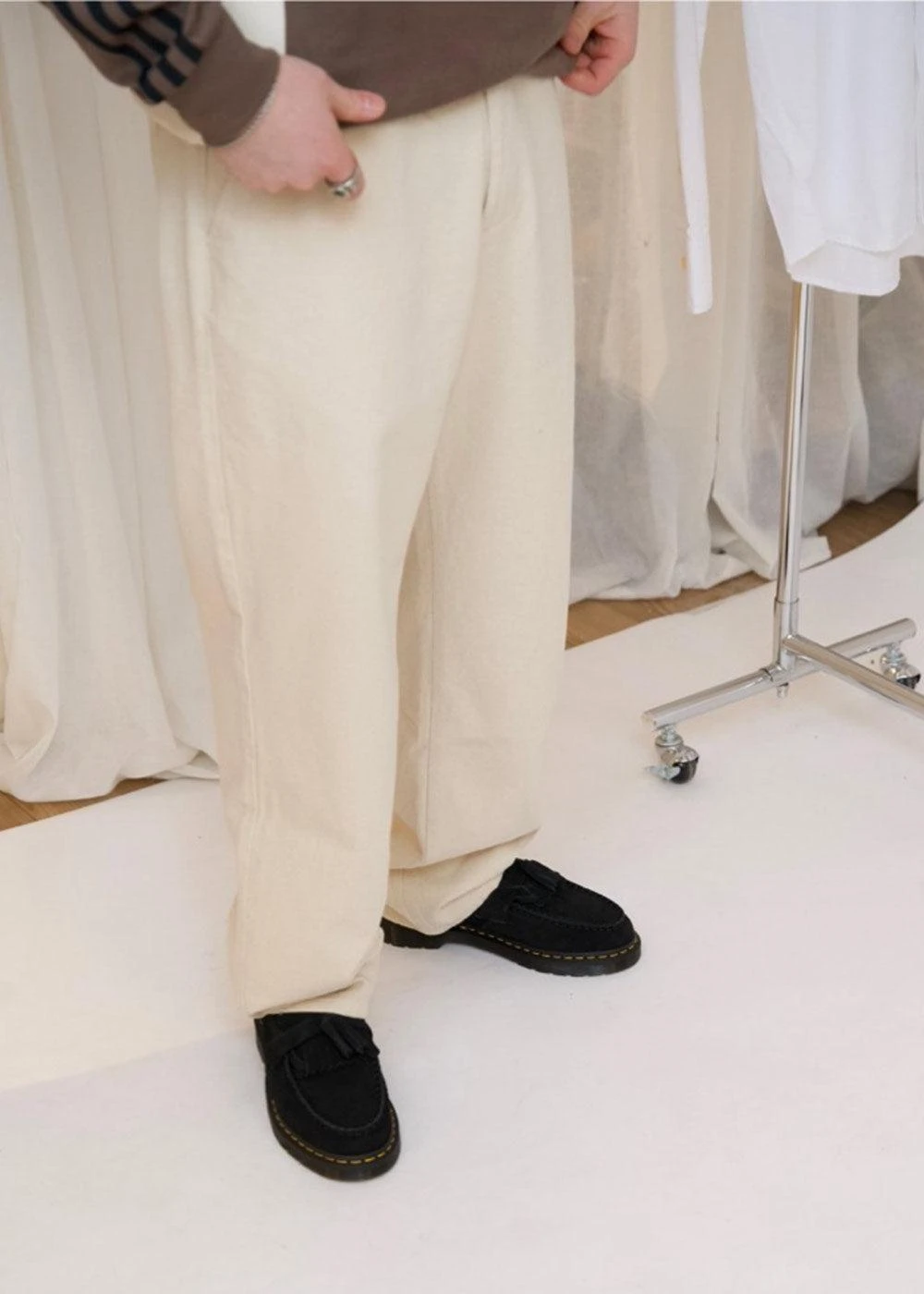 Foret ARISE TWILL PANTS - Undyed 5 Foret ARISE TWILL PANTS - Undyed - Billede 3