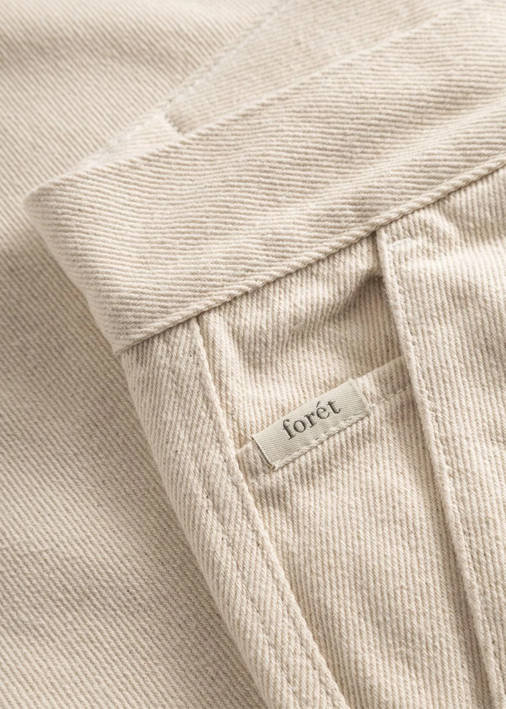 Foret ARISE TWILL PANTS - Undyed 6 Foret ARISE TWILL PANTS - Undyed - Billede 4