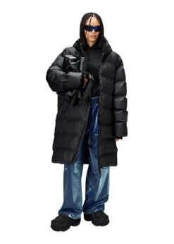 Rains Alta Longer Puffer Jacket W3T4 - Black -Butler Loftet Butik Alta Longer Puffer Jacket W3T4 Black Rains 6