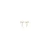 Arco Large Crystal Studs - Clear/Fg -Butler Loftet Butik Arco Large Crystal Studs ClearFg PICO