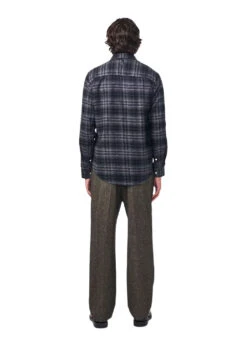 Arne Shirt 5166 - Dark Grey Check -Butler Loftet Butik Arne Shirt 5166 Dark Grey Check Nn 07 3