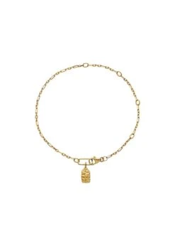 Ash Bracelet - Sterling Silver (925) Gold Plated