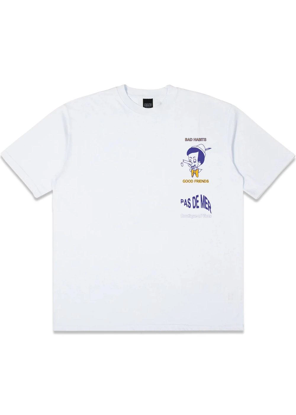 BAD HABITS TEE - White 3 BAD HABITS TEE - White