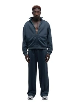 BAZ - TRACK LOUNGE JACKET - Sea Storm -Butler Loftet Butik BAZ TRACK LOUNGE JACKET Sea Storm Bareen 3