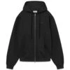 BOBA - OVERSIZED ZIP HOODIE - Pirate Black