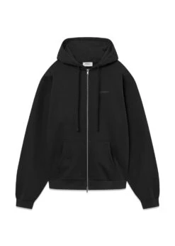 BOBA - OVERSIZED ZIP HOODIE - Pirate Black