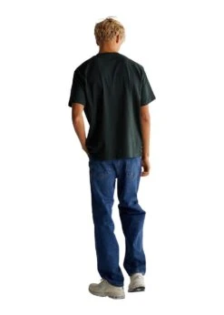 Woodbird Baine Base Tee - Dark Green -Butler Loftet Butik Baine Base tee Dark Green Woodbird 3