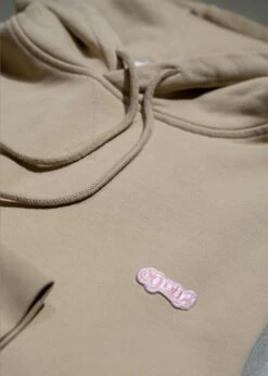 Soulland Balder Patch Hoodie - Beige -Butler Loftet Butik Balder patch hoodie Beige Soulland 5