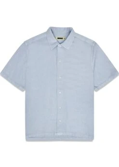 Woodbird Banks Tencel Shirt - Light Blue