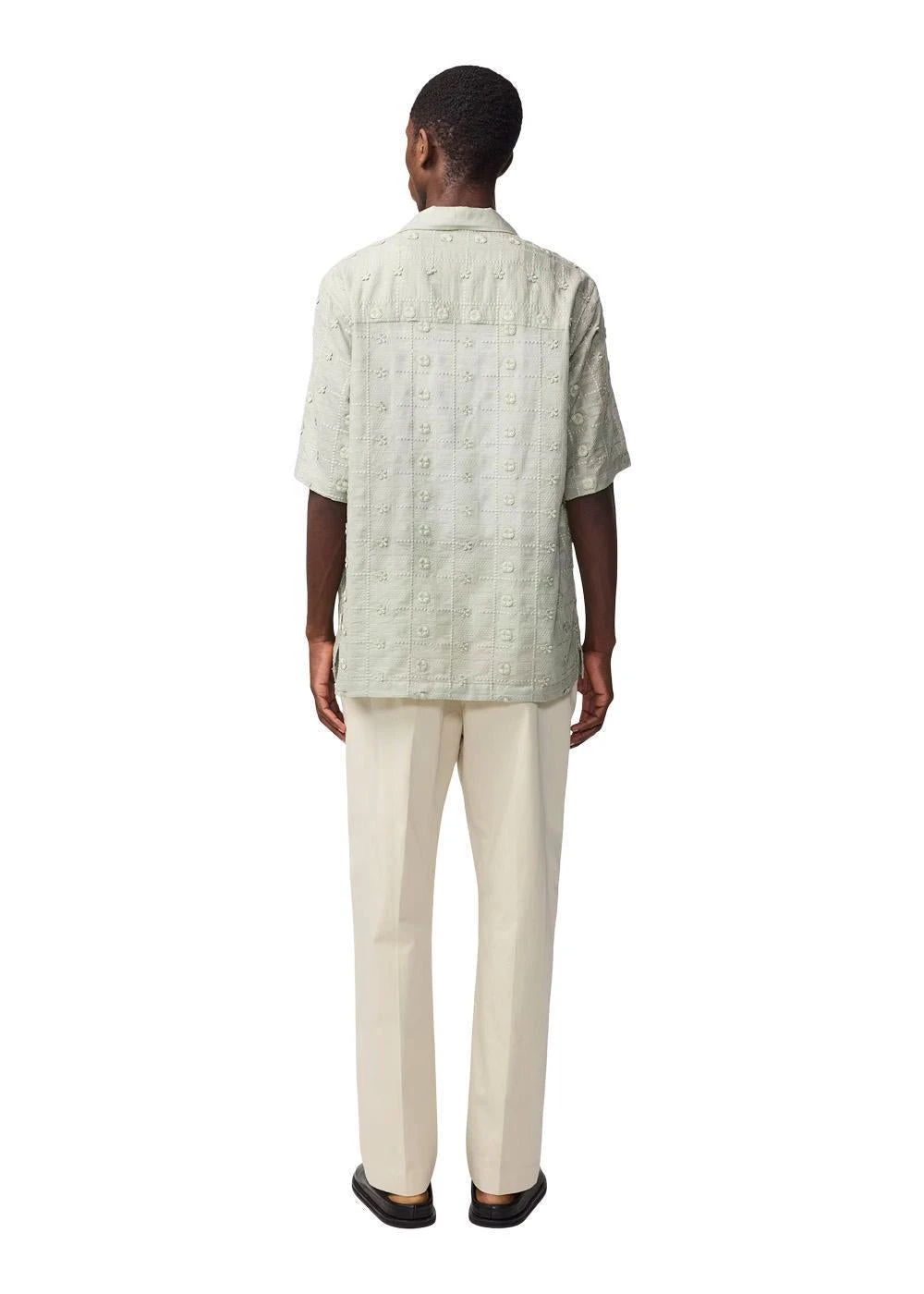 Ben SS Shirt 5026 - Sage Green 5 Ben SS Shirt 5026 - Sage Green - Billede 3