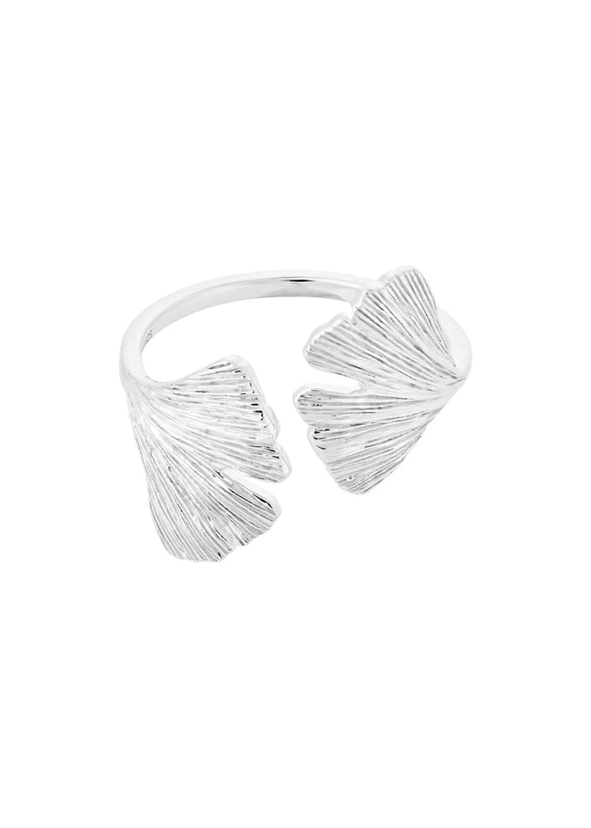 Biloba Ring - Silver 3 Biloba Ring - Silver