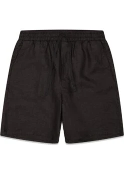 Woodbird Bommy Linen Shorts - Black 10 Woodbird Bommy Linen Shorts - Black -Butler Loftet Butik Bommy Linen Shorts Black Woodbird 3