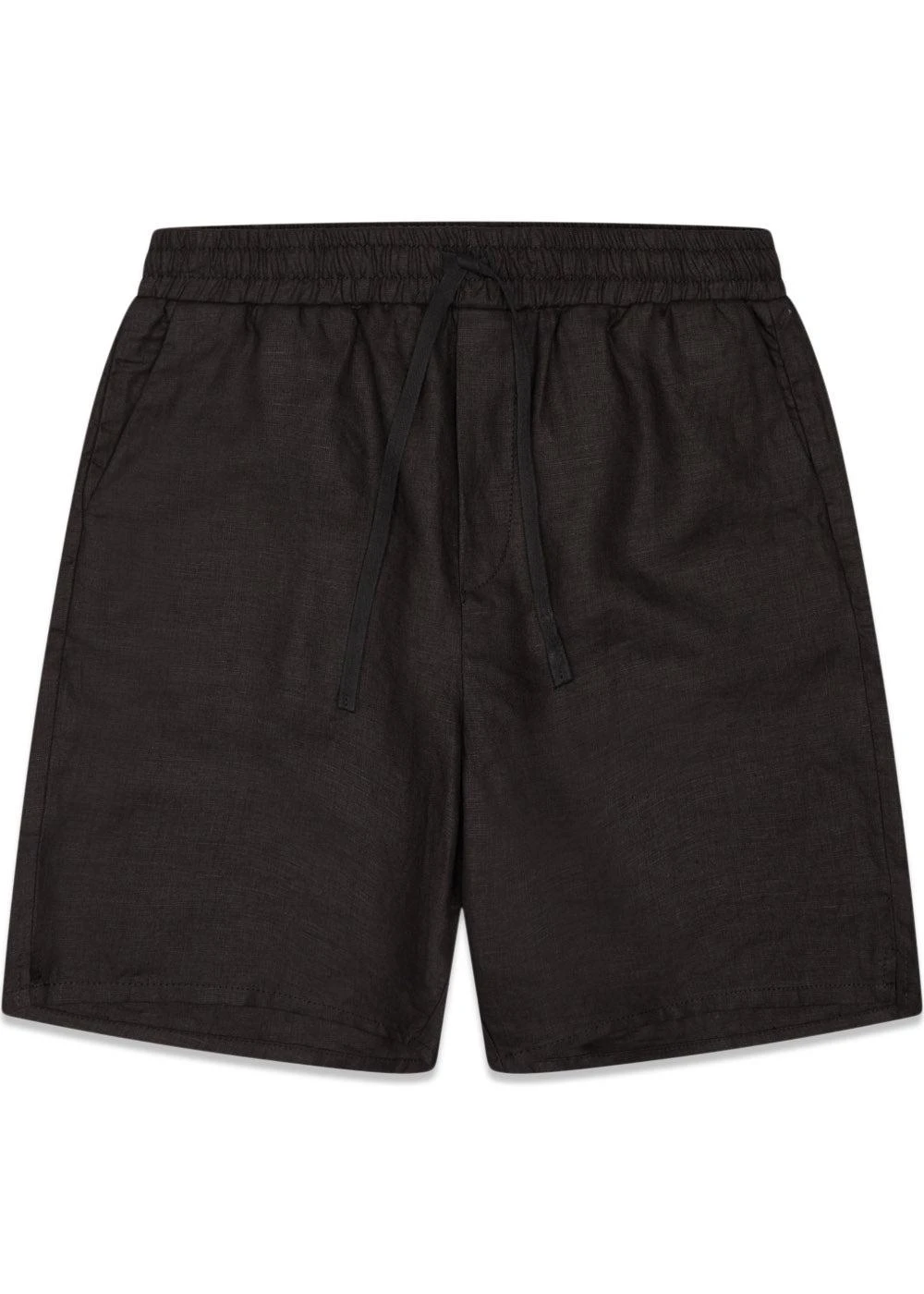 Woodbird Bommy Linen Shorts - Black 5 Woodbird Bommy Linen Shorts - Black - Billede 3