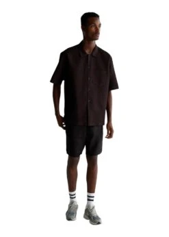 Woodbird Bommy Linen Shorts - Black 11 Woodbird Bommy Linen Shorts - Black -Butler Loftet Butik Bommy Linen Shorts Black Woodbird 4