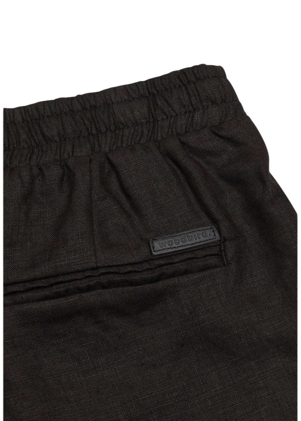 Woodbird Bommy Linen Shorts - Black 8 Woodbird Bommy Linen Shorts - Black - Billede 6