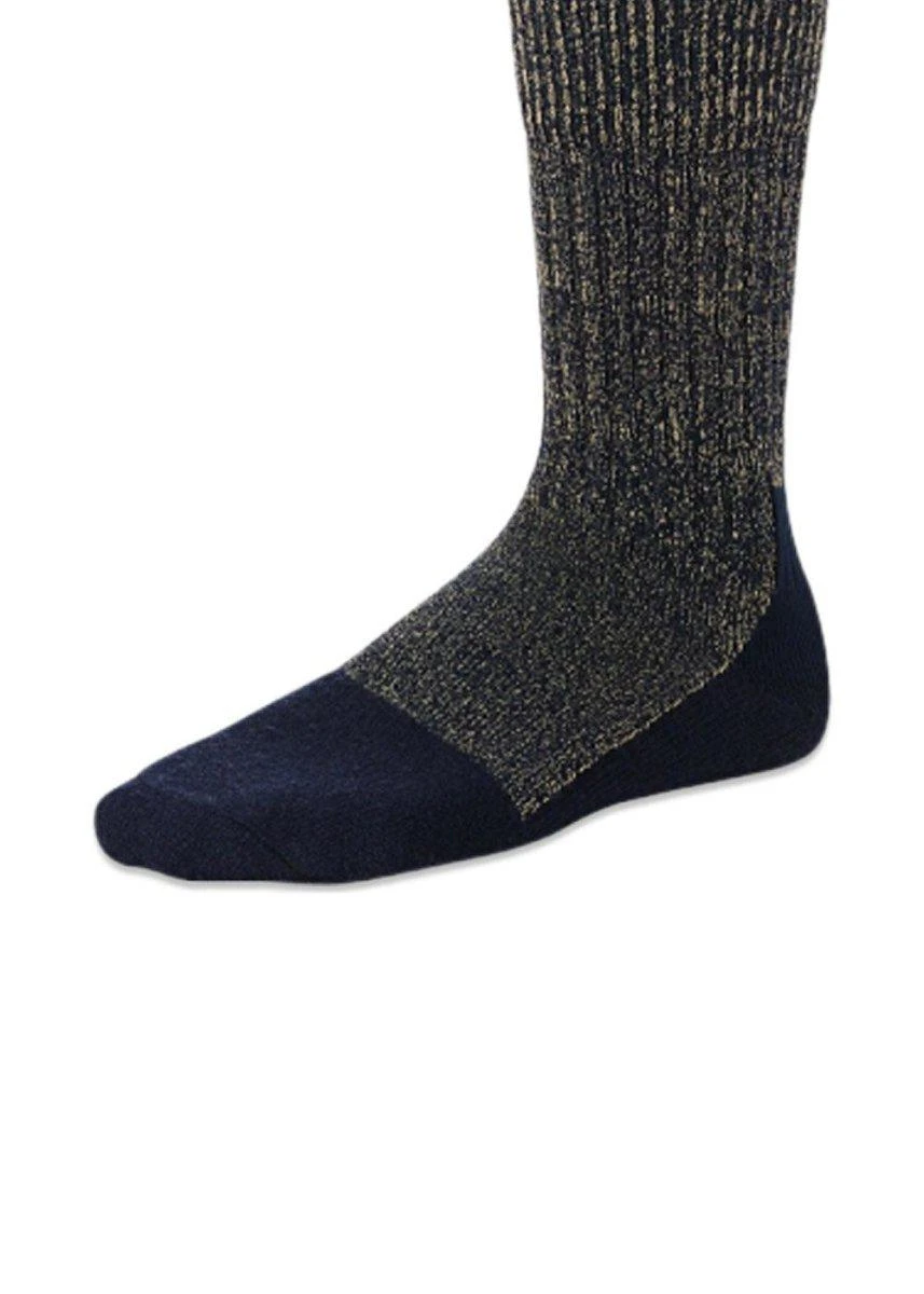Boot Socks - Navy/Khaki 3 Boot Socks - Navy/Khaki