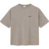 Box Fit T-shirt Logo - Mocha
