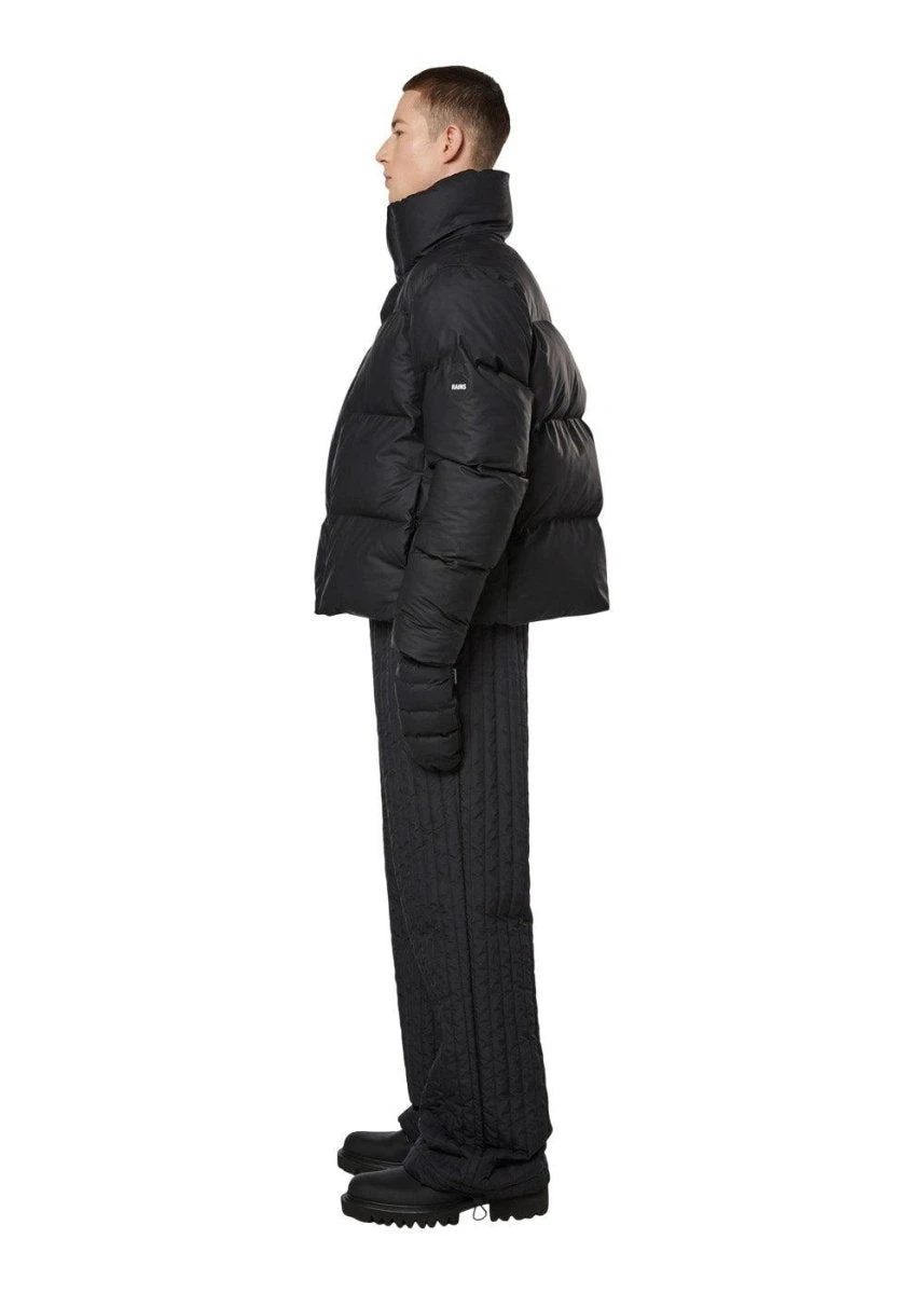 Rains Boxy Puffer Jacket - Black 7 Rains Boxy Puffer Jacket - Black - Billede 5
