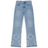 Ganni Broderie Anglaise Denim Betzy Cropped - Light Blue Stone -Butler Loftet Butik Broderie Anglaise Denim Betzy Cropped Light Blue Stone Ganni