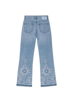 Ganni Broderie Anglaise Denim Betzy Cropped - Light Blue Stone 8 Ganni Broderie Anglaise Denim Betzy Cropped - Light Blue Stone -Butler Loftet Butik Broderie Anglaise Denim Betzy Cropped Light Blue Stone Ganni 3