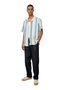 Foret CLAY CREASED DENIM PANTS - Dark Denim 7 Foret CLAY CREASED DENIM PANTS - Dark Denim -Butler Loftet Butik CLAY CREASED DENIM PANTS Dark Denim Foret 3