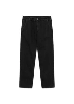 Foret CLAY PANTS - Washed Black Denim