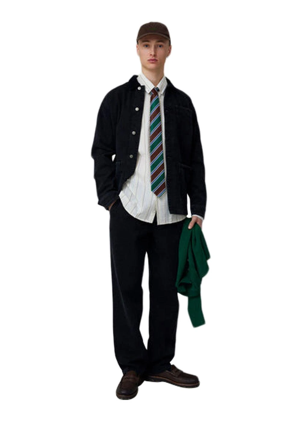 Foret CLAY PANTS - Washed Black Denim 5 Foret CLAY PANTS - Washed Black Denim - Billede 3