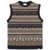 Foret CONE JACQUARD VEST - Navy