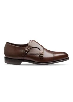 Loake Cannon - Double Monk - Dark Brown