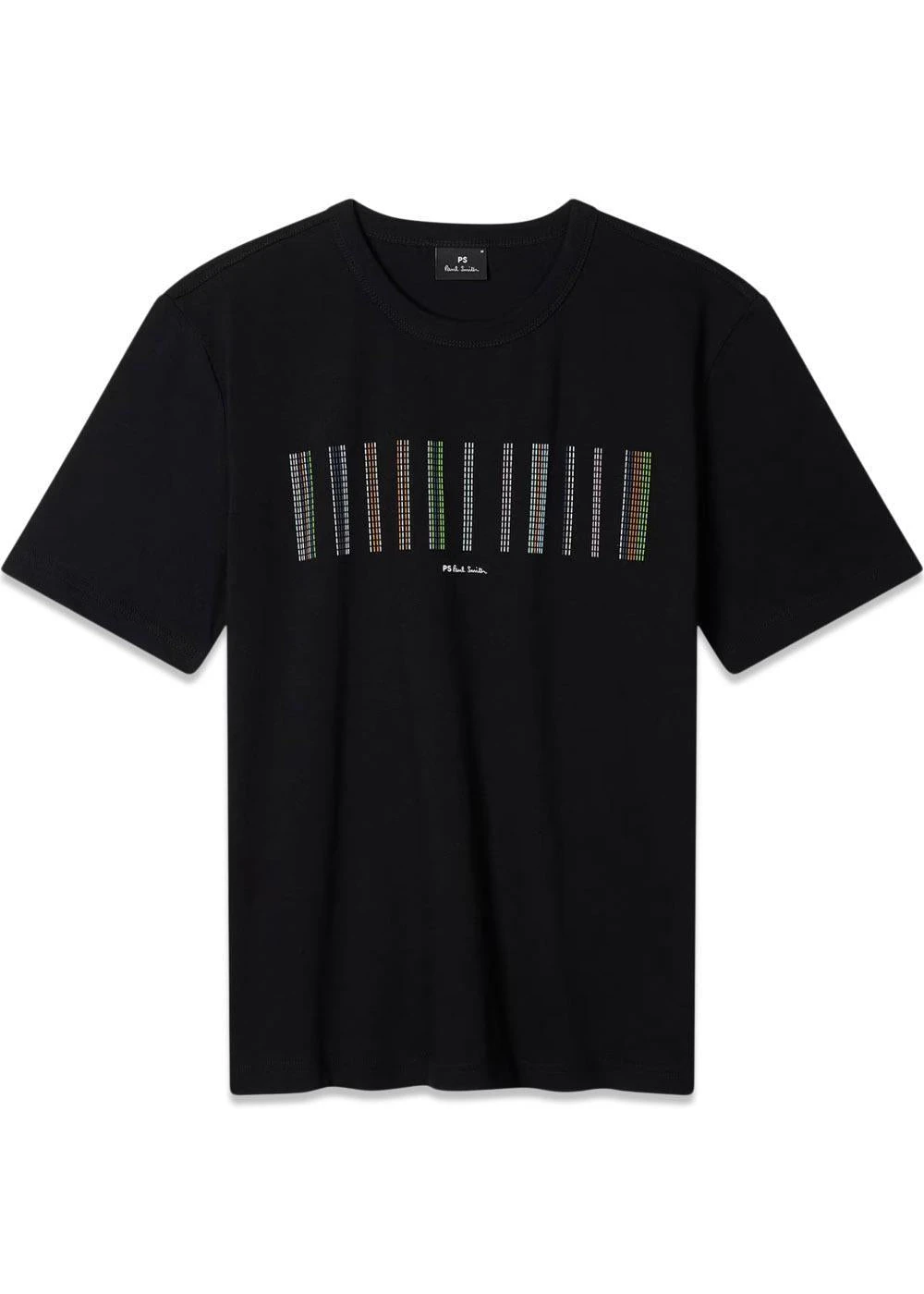 Casual Fit T-Shirt Stripe - Black 3 Casual Fit T-Shirt Stripe - Black