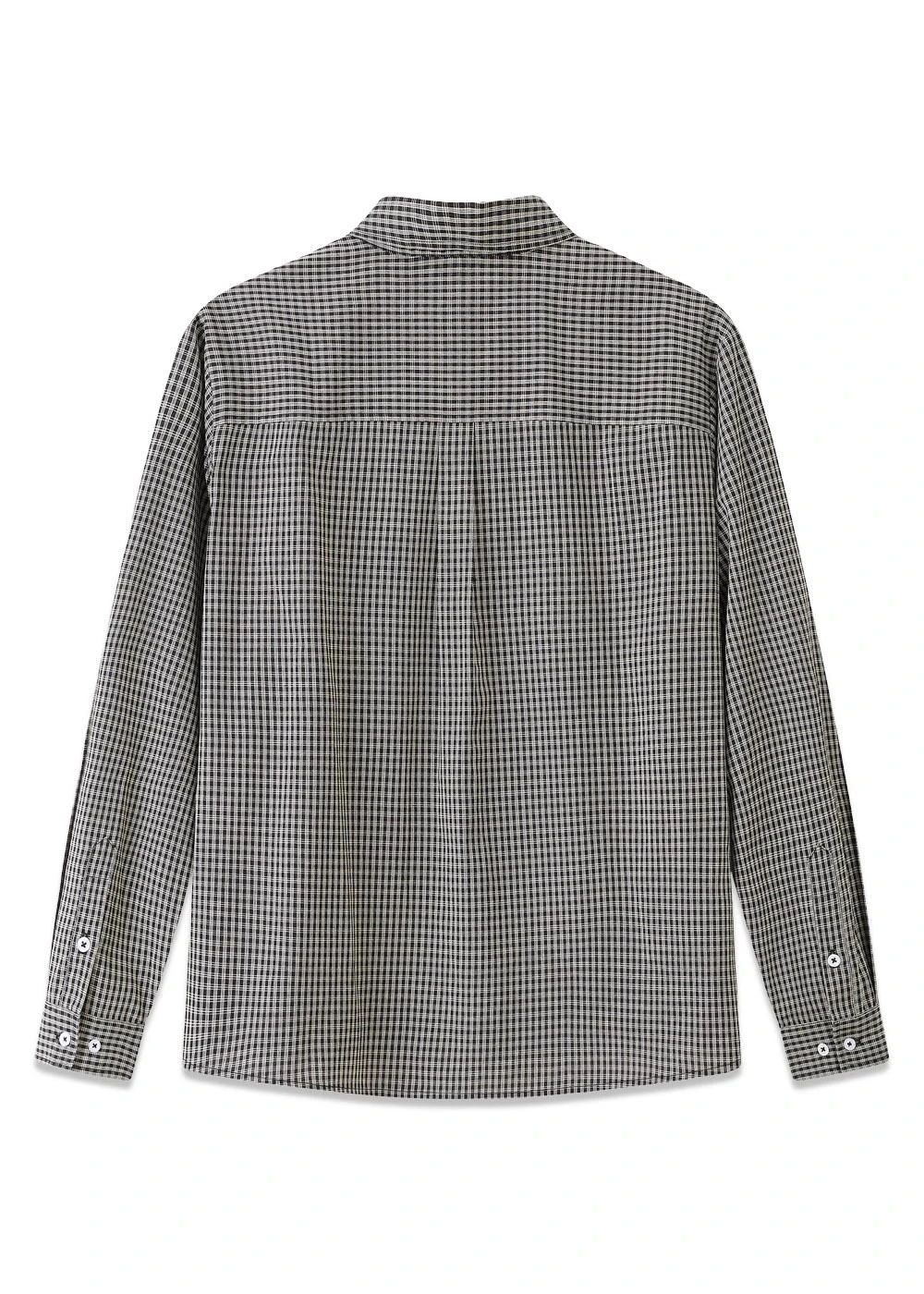 Checkered Shirt - Black 4 Checkered Shirt - Black - Billede 2