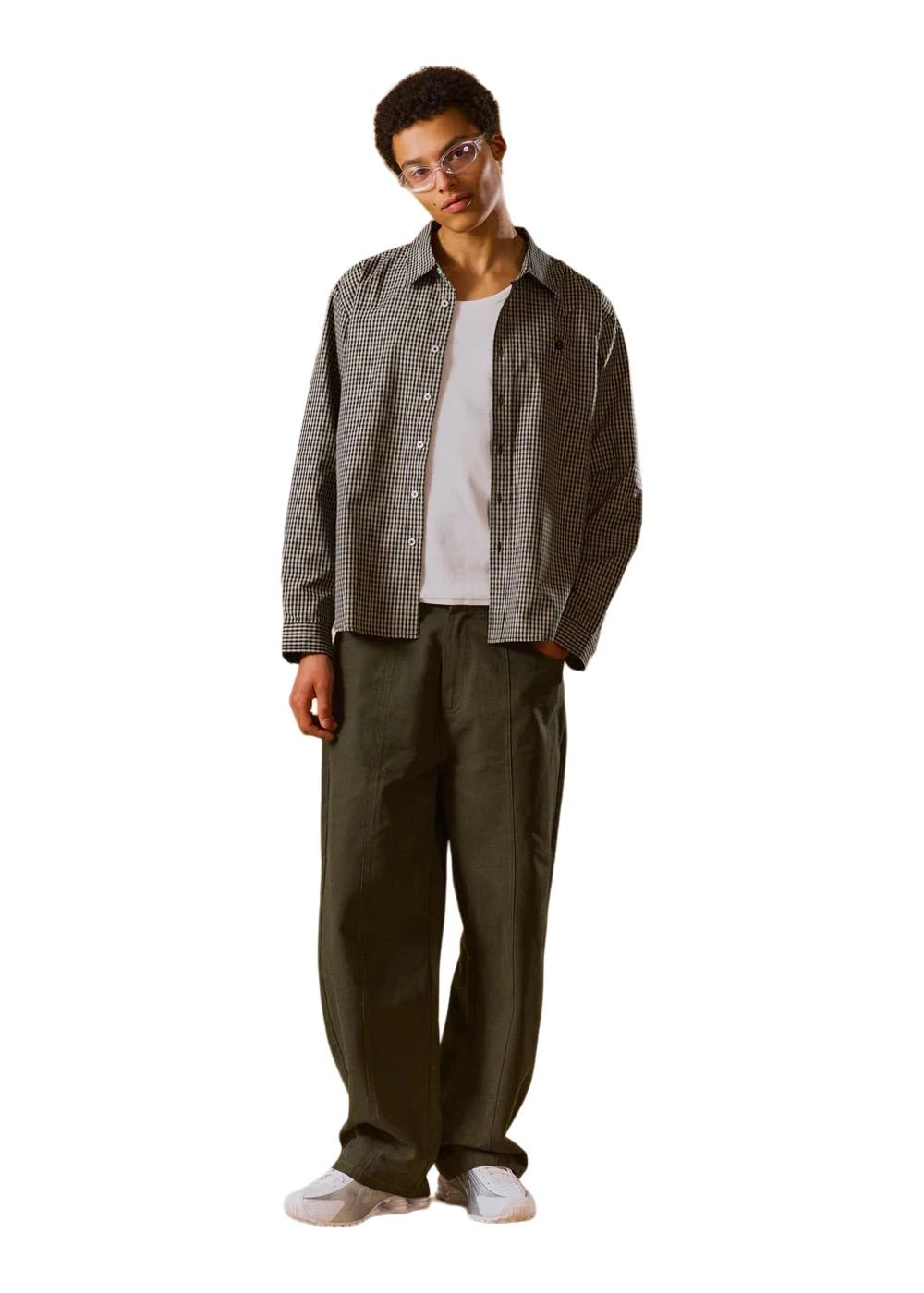 Checkered Shirt - Black 5 Checkered Shirt - Black - Billede 3