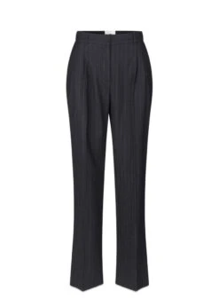 Chicago Pleat Pants - Navy Pinstripe