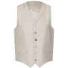 Oscar Jacobson City Waistcoat - White Sand