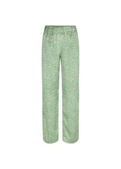 Modström ClarkeMD Print Pants - Classic Green Smiley