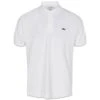Lacoste Classic Fit Short Sleeved Ribbed Collar Shirt - White 1 Lacoste Classic Fit Short Sleeved Ribbed Collar Shirt - White -Butler Loftet Butik Classic Fit Short Sleeved Ribbed Collar shirt White Lacoste