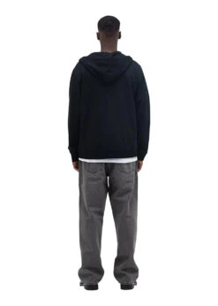 Classic Logo Zip Hoodie - Black -Butler Loftet Butik Classic Logo Zip Hoodie Black Bareen 4