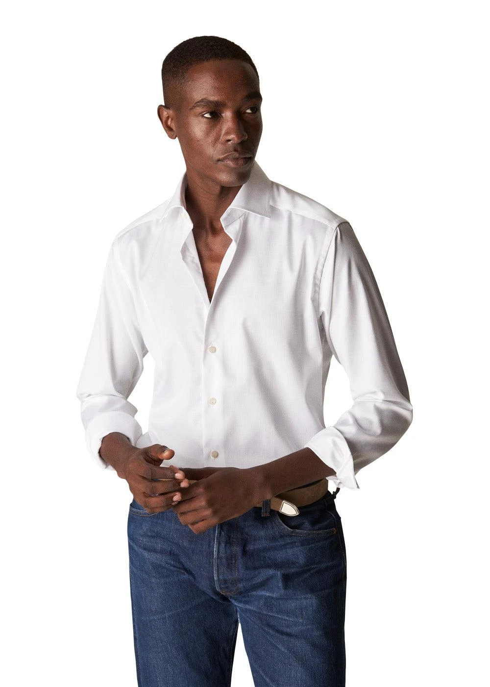 ETON Contemporary-Signature Twill - Hvid 4 ETON Contemporary-Signature Twill - Hvid - Billede 2