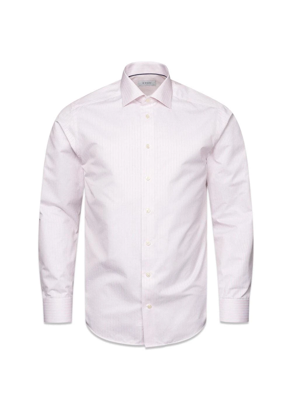 ETON Contemporary Striped Signature Twill Shirt - Pink 3 ETON Contemporary Striped Signature Twill Shirt - Pink