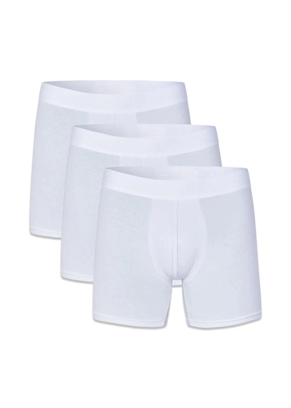 Cotton Boxers 3-pack - White 3 Cotton Boxers 3-pack - White