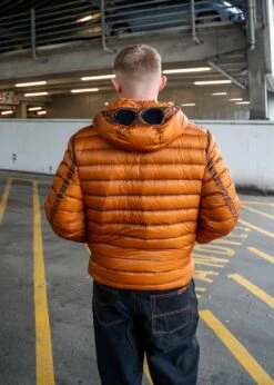 C.P. Company D.D. SHELL GOGGLE DOWN JACKET - Bombay Brown -Butler Loftet Butik D D SHELL GOGGLE DOWN JACKET Bombay Brown C P Company 3