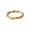 Dancing Wave Ring - Forgyldt 1 Dancing Wave Ring - Forgyldt -Butler Loftet Butik Dancing Wave Ring Forgyldt Pernille Corydon