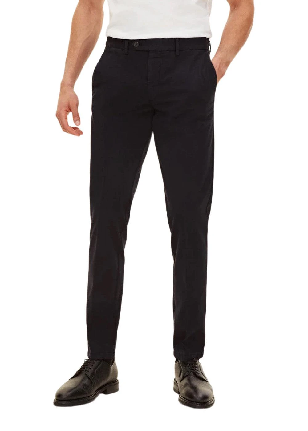 Oscar Jacobson Danwick Trousers - Navy Sea Blue 4 Oscar Jacobson Danwick Trousers - Navy Sea Blue - Billede 2