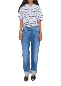 Darcy Distressed Jeans - Washed Blue