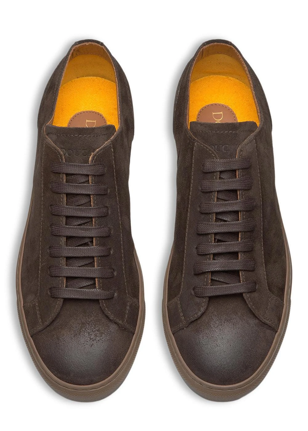 Dark Brown Suede Sneaker - Brown Suede 5 Dark Brown Suede Sneaker - Brown Suede - Billede 3