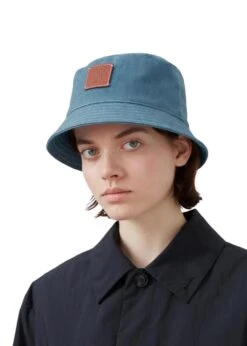 Mulberry Denim Bucket Hat - Denim Blue -Butler Loftet Butik Denim Bucket Hat Denim Blue Mulberry 3