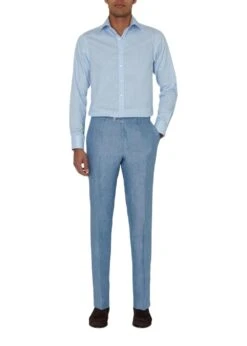 Oscar Jacobson Denz Trousers - Smog Blue -Butler Loftet Butik Denz Trousers Smog Blue Oscar Jacobson 3