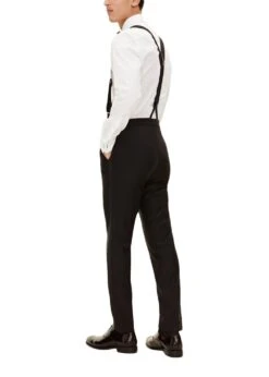 Oscar Jacobson Denz Tuxuedo Trousers - Black 7 Oscar Jacobson Denz Tuxuedo Trousers - Black -Butler Loftet Butik Denz Tuxuedo Trousers Black Oscar Jacobson 3
