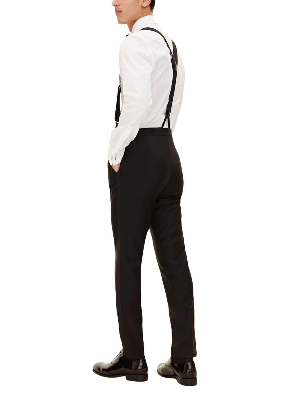 Oscar Jacobson Denz Tuxuedo Trousers - Black 5 Oscar Jacobson Denz Tuxuedo Trousers - Black - Billede 3